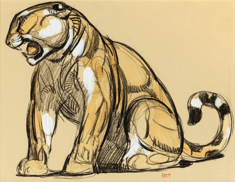 Panthère assise, c. 1930