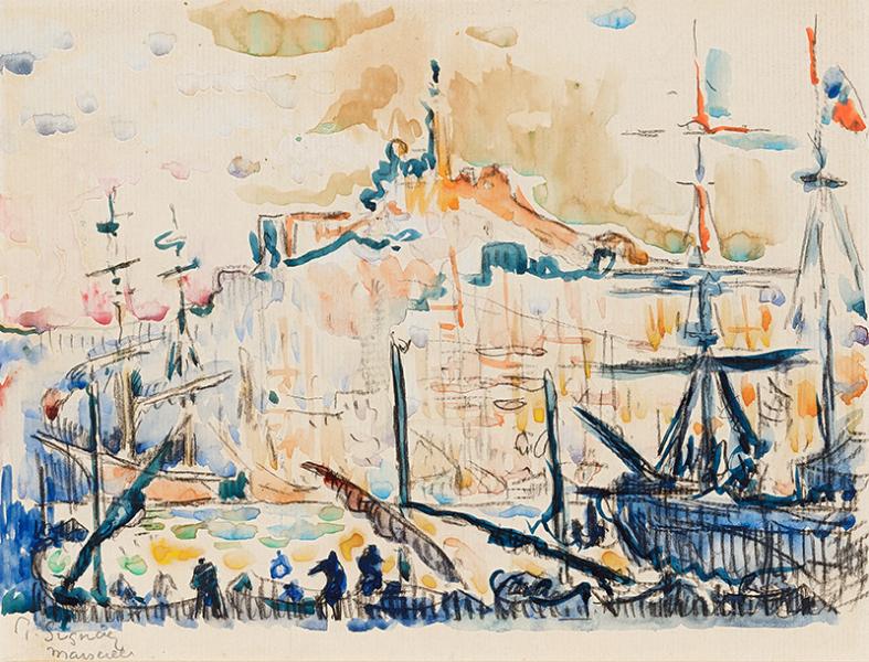 Marseille, le port, vers 1906