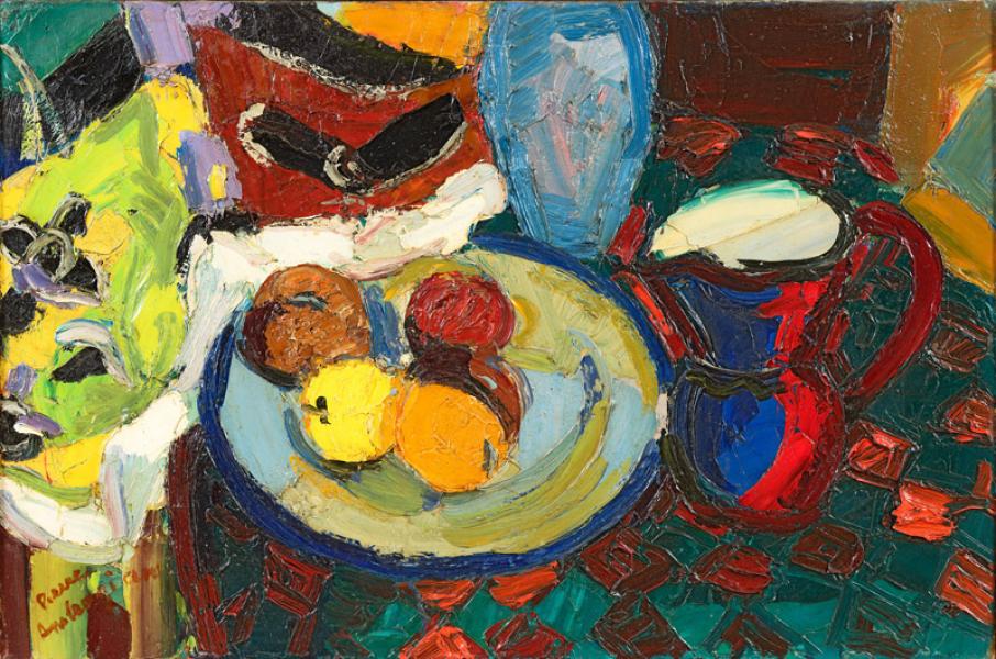 Nature morte à la coupe de fruits