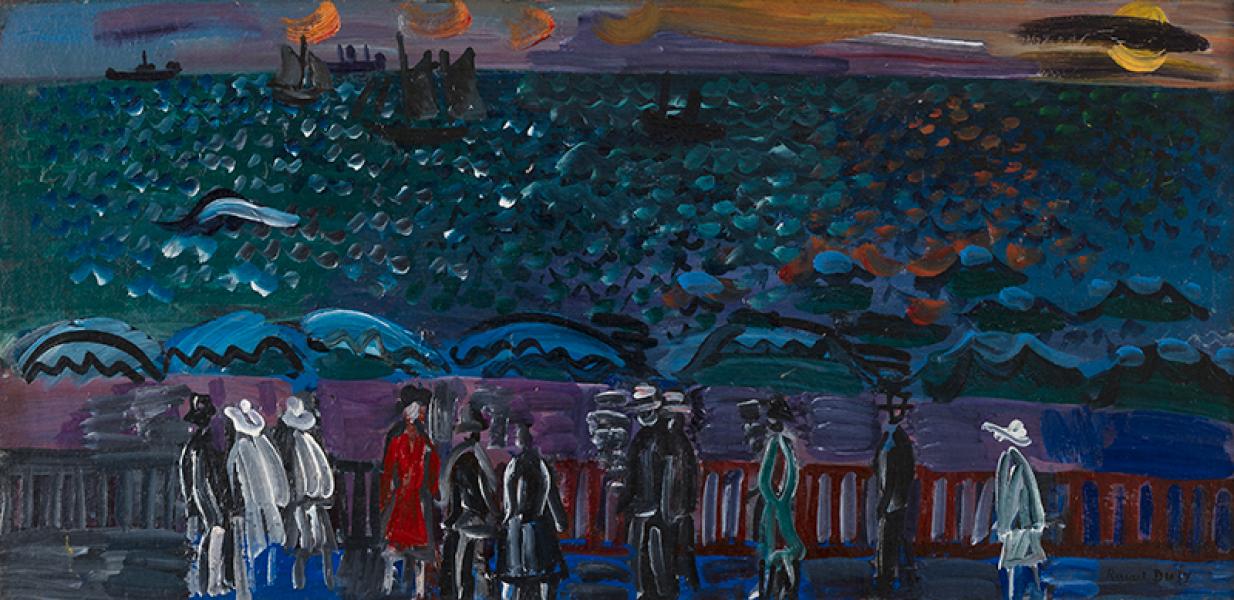 Promenade au bord de la mer (Saint-Adresse), c. 1924 Raoul DUFY