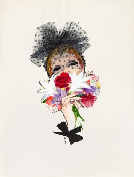 L'odeur d'une fleur René GRUAU