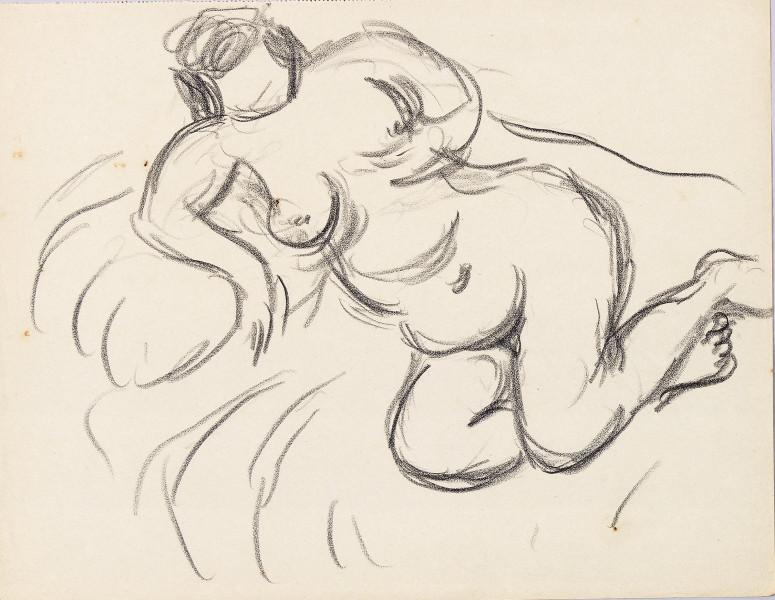 Femme nue, hippopodame