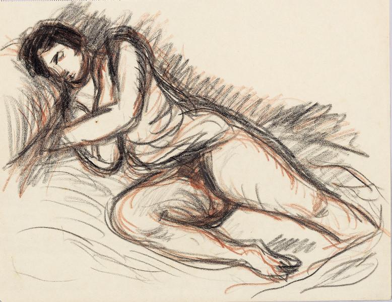 Femme nue endormie