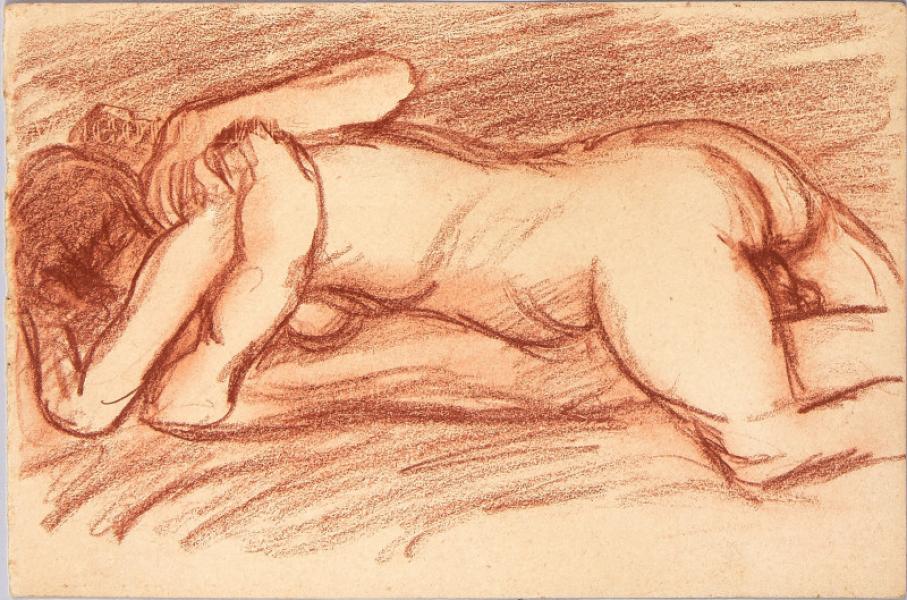 Scène érotique, l'union de la tortue