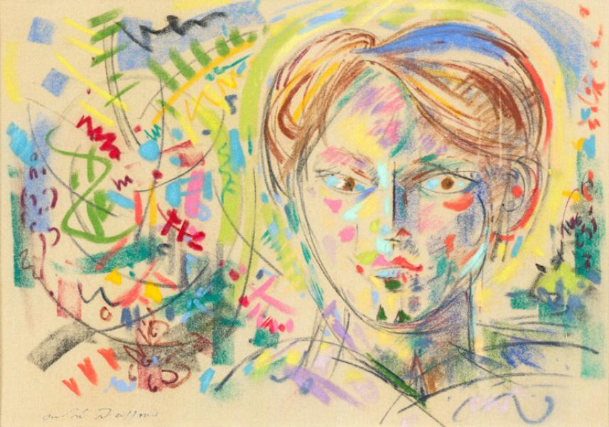 PORTRAIT DE CLAUDE DUTHUIT, 1945 André MASSON