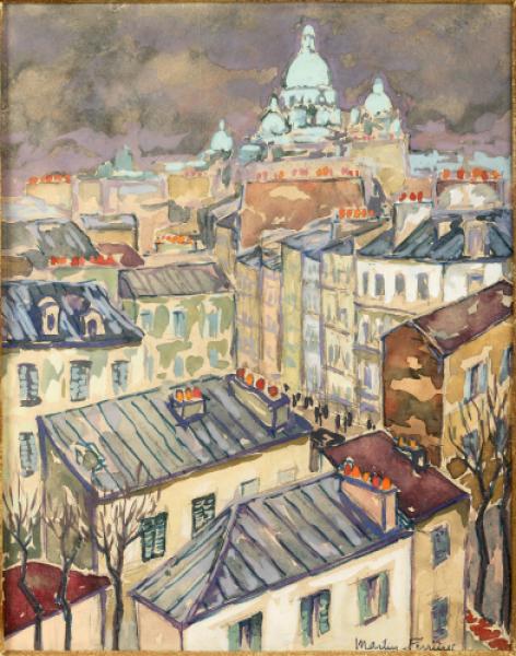 Montmartre vu du ciel Jacques MARTIN FERRIERES