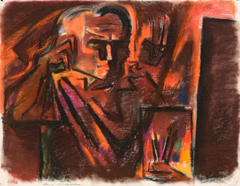 AUTOPORTRAIT AU CHEVALET, 1944