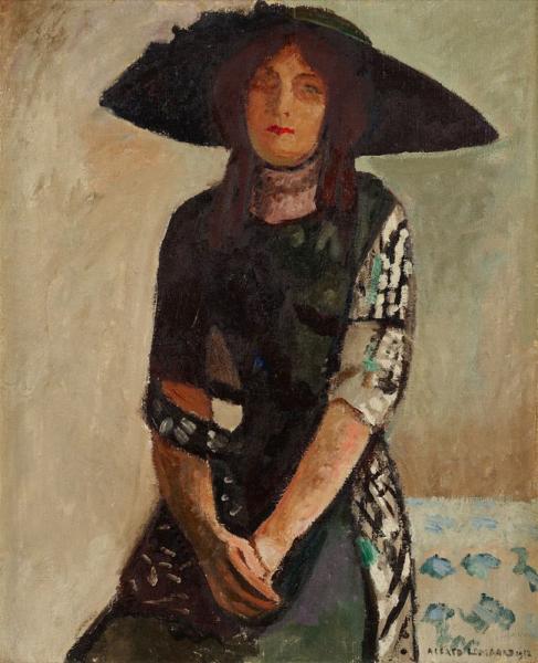 La dame en noir, 1912.