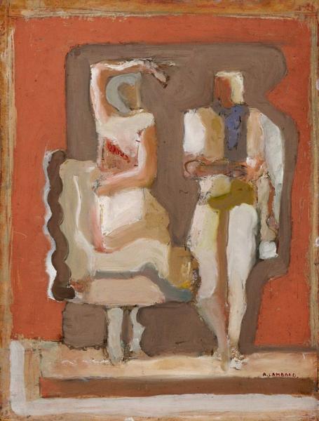 Petits espagnols sur fond ocre, 1940-1942.