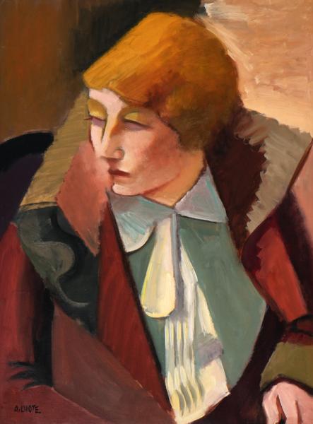 Portrait de femme blonde, circa 1930 André LHOTE