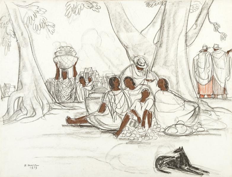 Madagascar, réunion de personnages