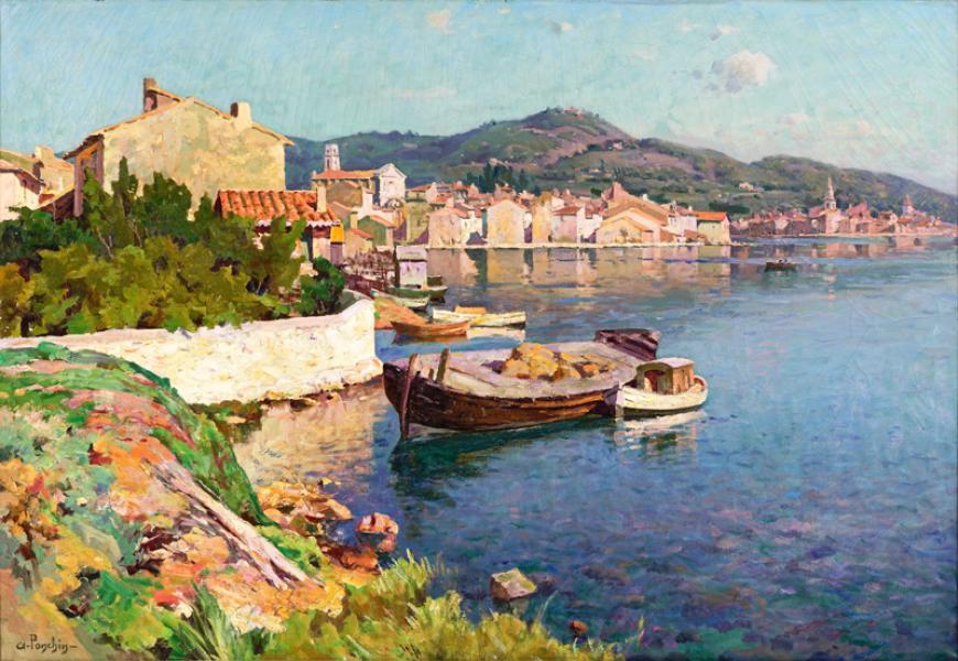 Vue des Martigues depuis Sainte Anne