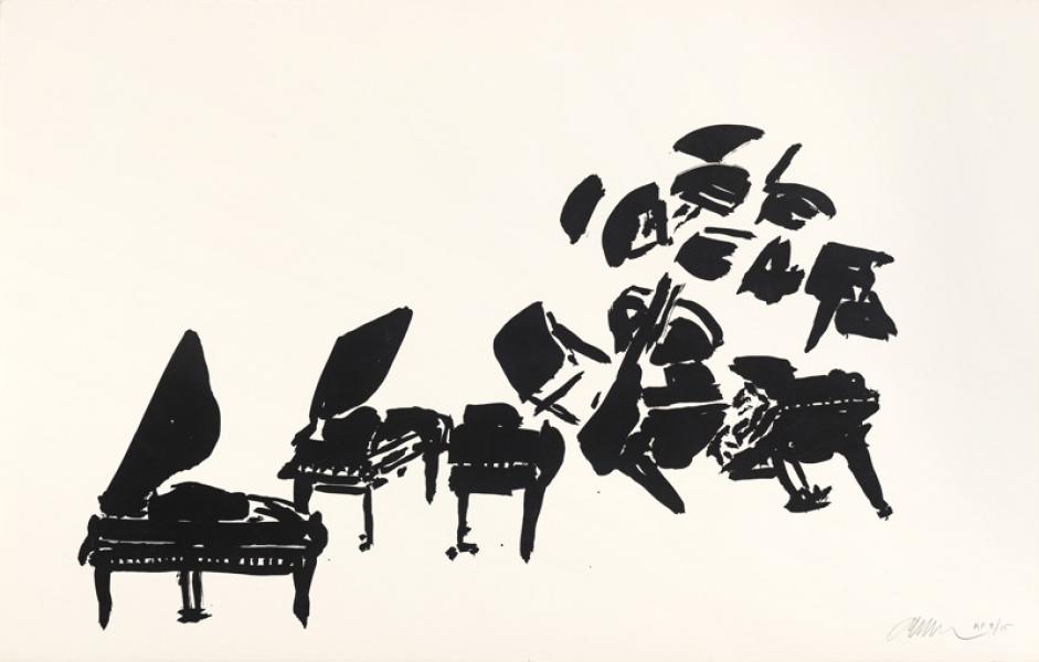 Fragmentation, concerto pour 4 pianos, 1998  ARMAN