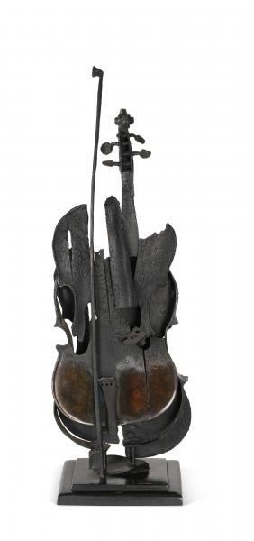 Sans titre (violon brûlé), 2004  ARMAN