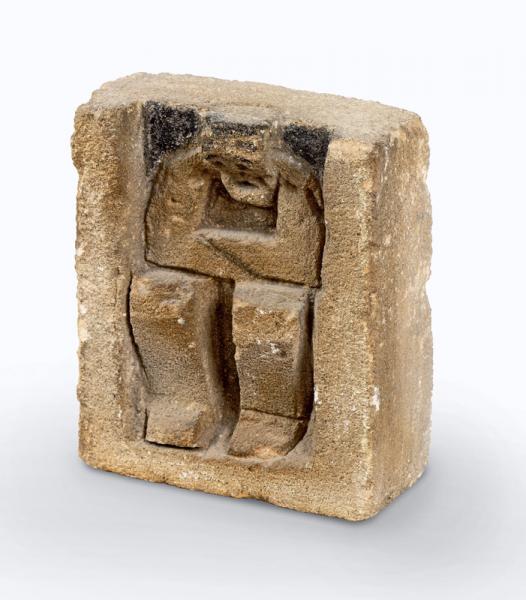 Homme assis, bras croisés, 1910-1911