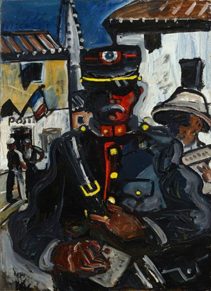 Le facteur, vers 1925.