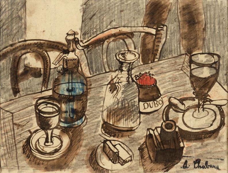 Nature morte Dubonnet.