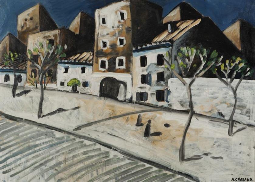 Rue de village, 1911.