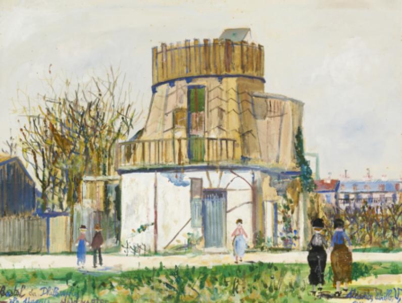 Castel du Philosophe, le maquis, Montmartre, 1933