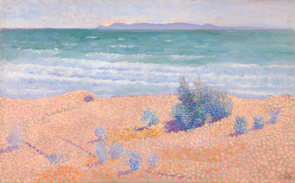 Etude pour Plage de la Vignasse, 1891-1892 Henri Edmond CROSS
