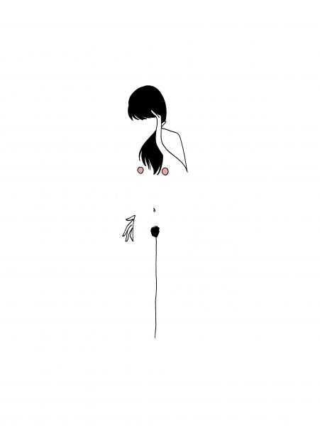 Nue sans titre
