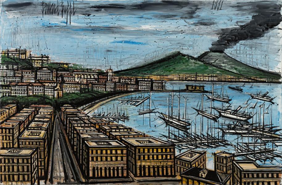 La baie de Naples et le Vésuve, 1991 Bernard BUFFET