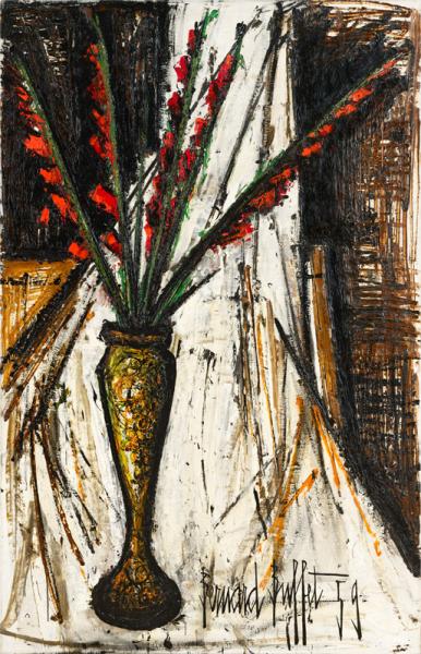 Glaïeuls rouges, 1959 Bernard BUFFET