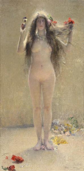 Fleur du mal, 1889 Henri MARTIN