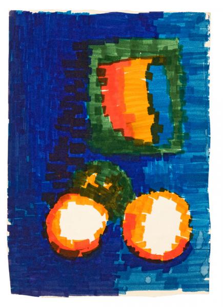 Nature morte au broc et aux oranges (n°7)