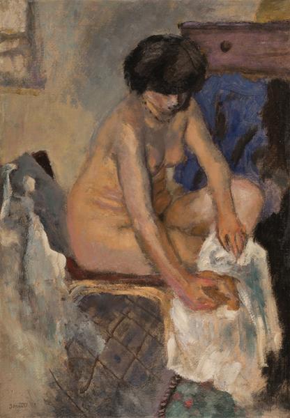 Femme à sa toilette, circa 1907