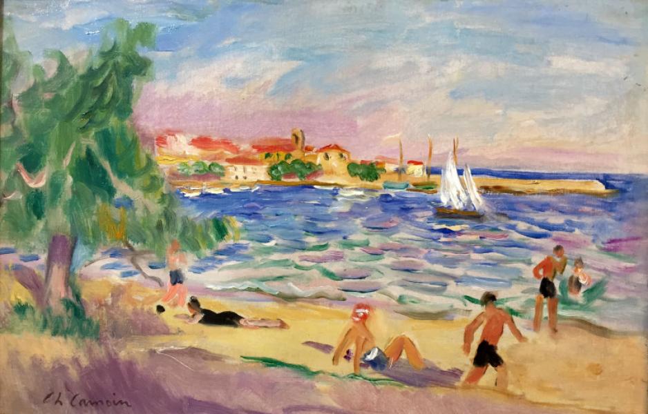 La plage de Sainte Maxime.