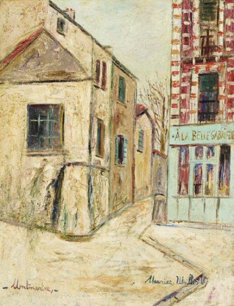 Belle Gabrielle et rue Saint-Vincent, Montmartre, circa 1948