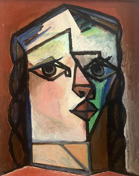 Visage, cheveux ondulés, août 1987
