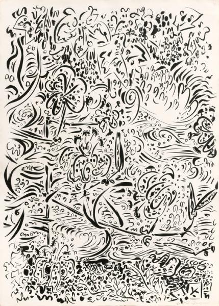 TORRENT ET FLEURS, 1945