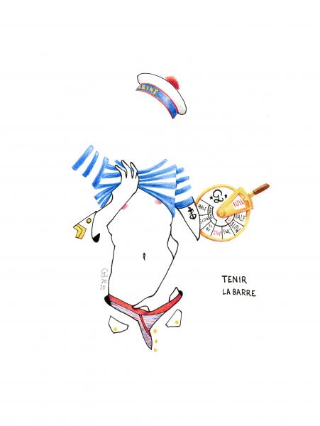 Tenir la barre