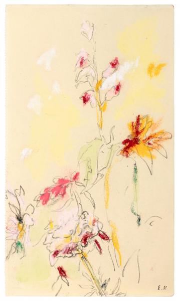 Etude de fleurs I, c. 1908-1910 Edouard VUILLARD