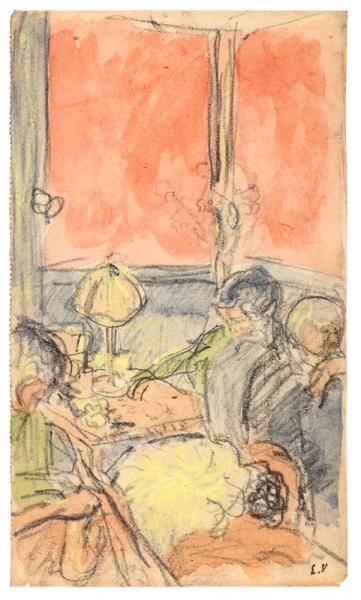 La partie de cartes au Clos Cézanne, c. 1921