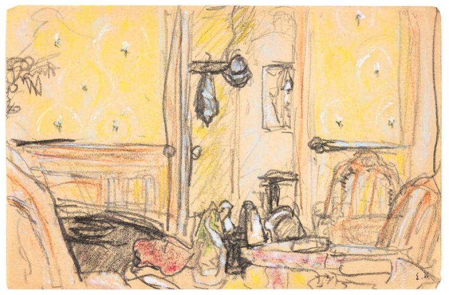 La salle à manger à la Closerie des Genêts, c. 1920-1921 Edouard VUILLARD