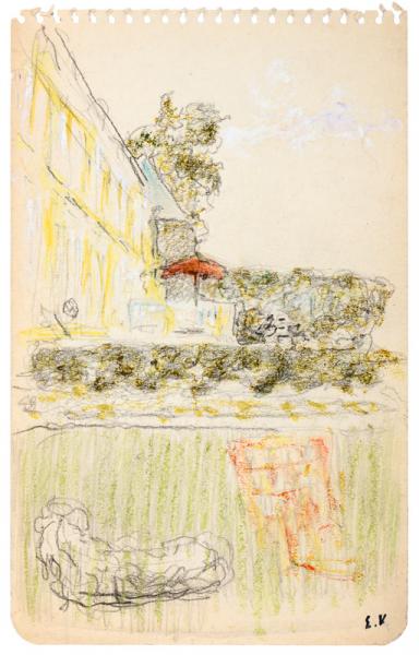 Le parasol orange, c. 1935