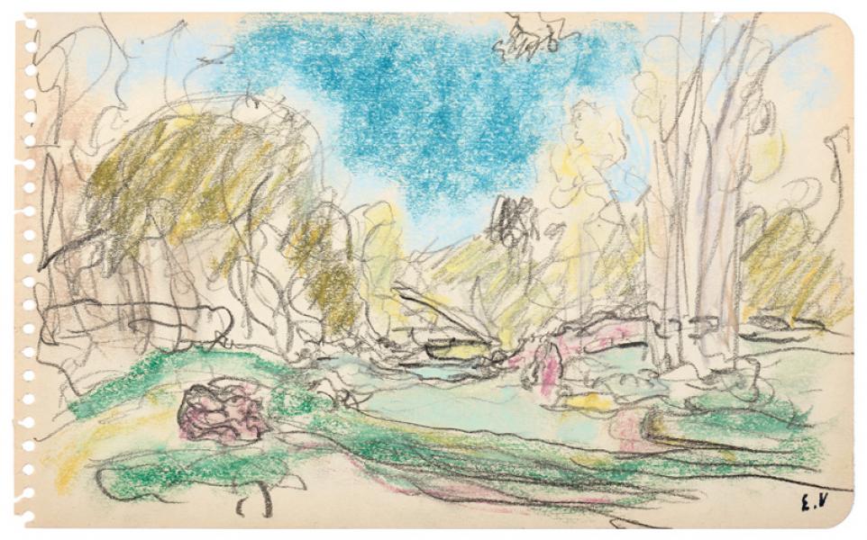 Le Parc du château des Clayes, c. 1932-1938 Edouard VUILLARD