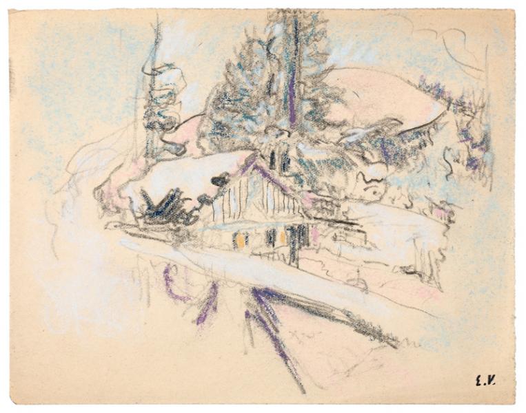 Paysage de neige, 1917 Edouard VUILLARD