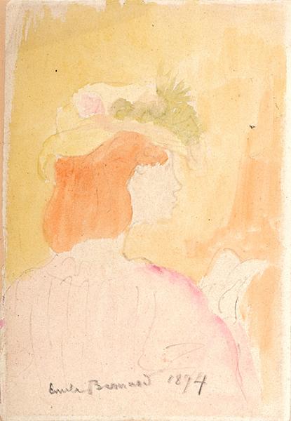La femme rousse au chapeau, 1894