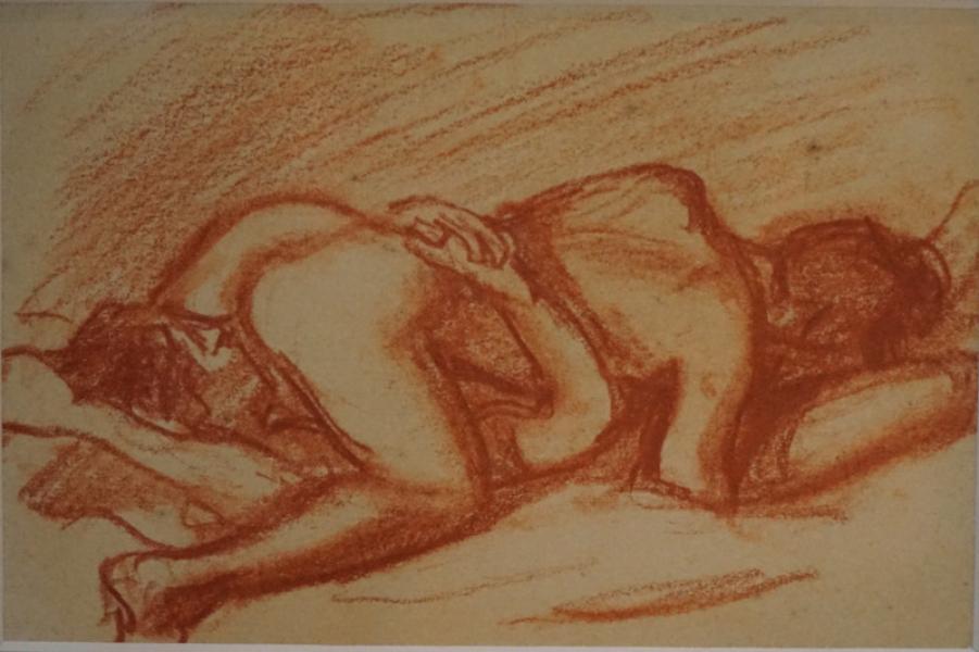 Les baiseurs faisant soixante neuf, vers 1920