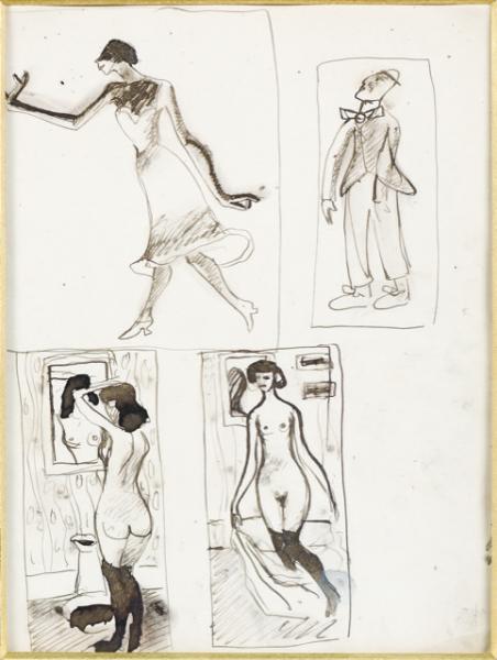 Scènes parisiennes, vers 1907 Auguste CHABAUD