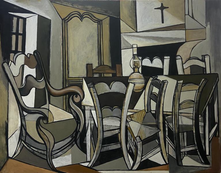 Dans la salle à manger, Savacane, juin 1977 Georges-Henri PESCADERE