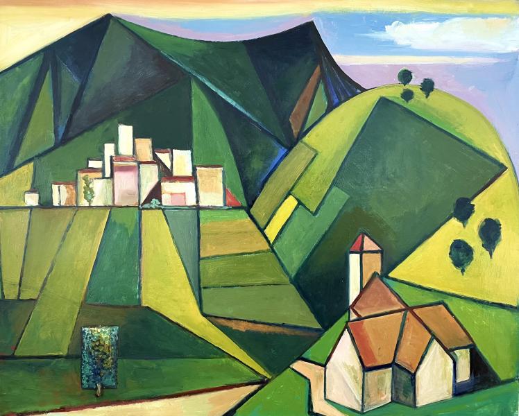 Eglise, village, mars 2002 Georges-Henri PESCADERE