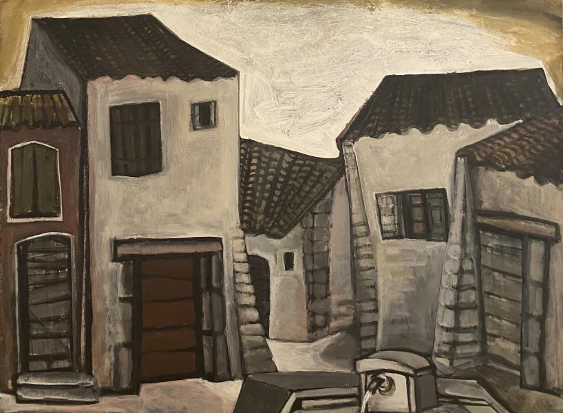 Lavoir, maisons, 1970-1976 Georges-Henri PESCADERE