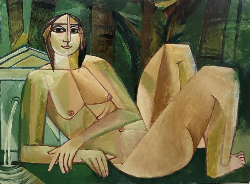 Nu en forêt, août 1993 Georges-Henri PESCADERE