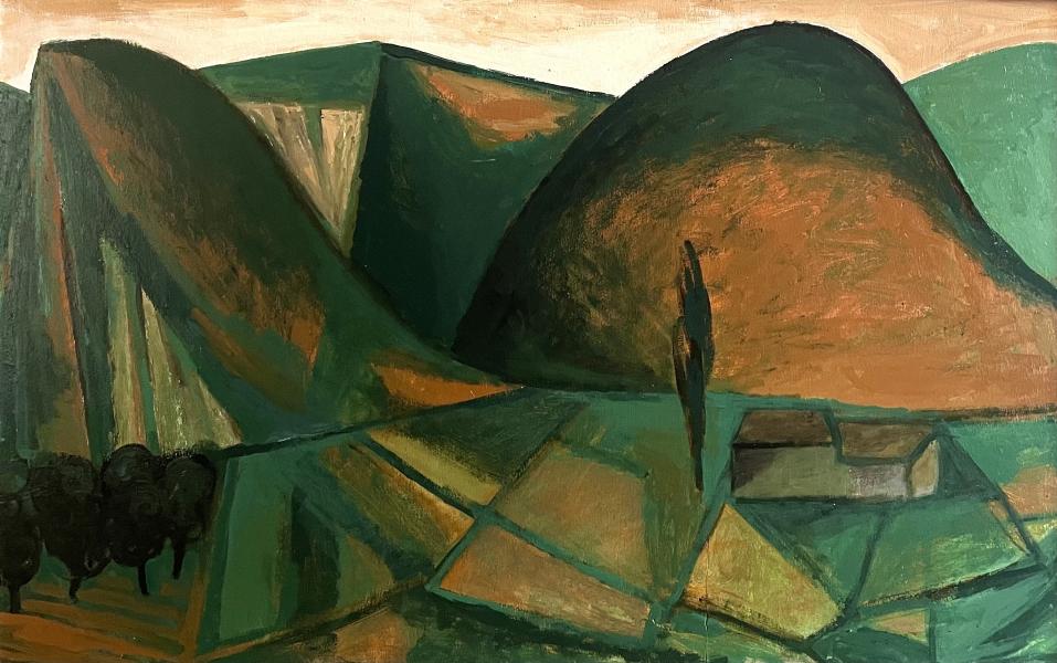 Paysage vallonné, Savacane, août 1991 Georges-Henri PESCADERE