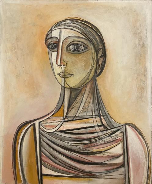 Portrait d'une femme de trois-quart, 1969-1976 Georges-Henri PESCADERE